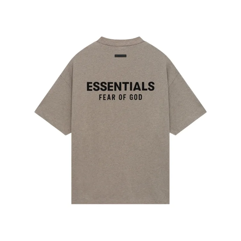 Fear of God Essentials Jersey Crewneck T-Shirt Heather Grey - XS