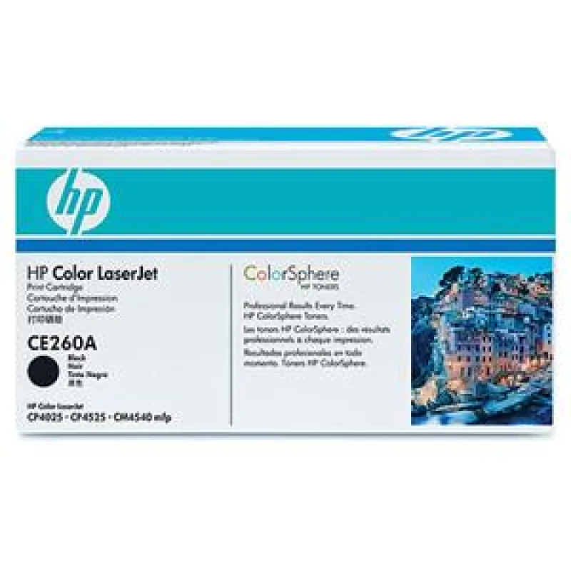HP tisková kazeta černá, CE260A CE260A