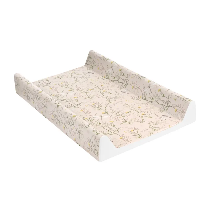 KikkaBoo Prebaľovacia podložka pevná 50x70 cm Secret Garden Beige