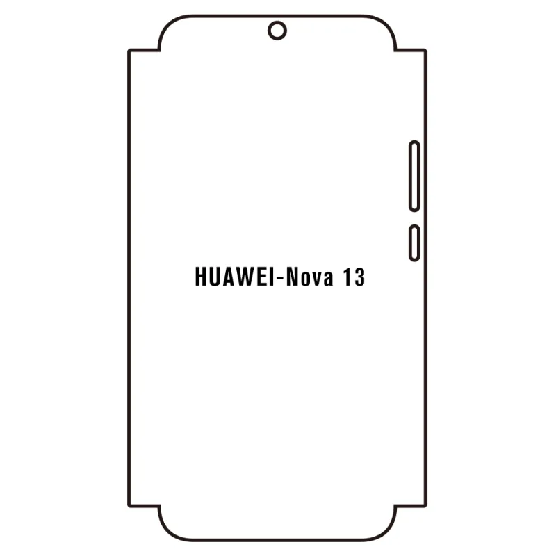 Sunshine Huawei Nova 13 Predná Hydrogél ochranná fólia Strih: Predná časť a rám, Typ fólie: Anti-Spy (Privacy)
