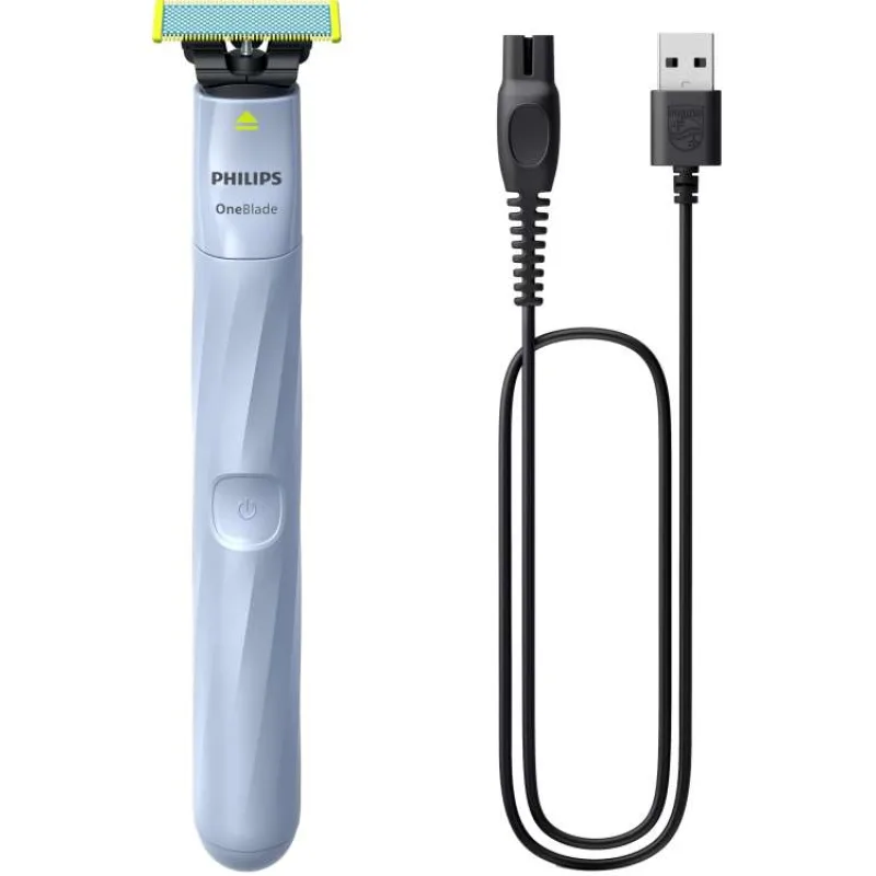 Philips OneBlade First Shave QP1324/20 zastřihovač, Ni-MH baterie, vodotěsný, USB-A (QP1324/20)