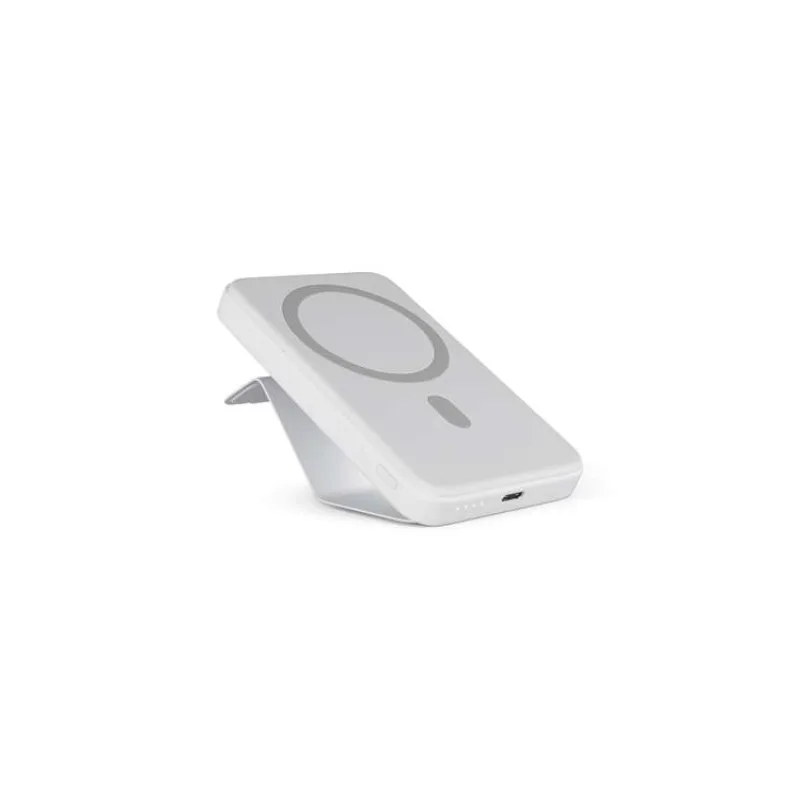 iStores by Epico UltraPack Stand 7000mAh Mag+ bezdrôtová powerbanka so stojančekom EM47 - biela (9915101300258)