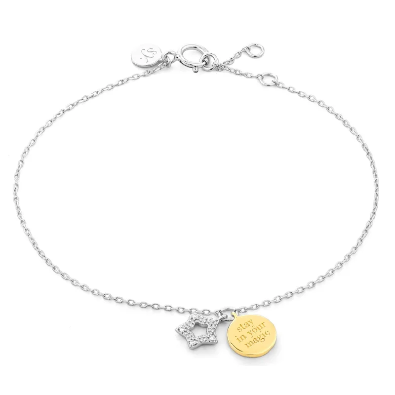 Dámsky Náramok SECRECY B3742CDAWW900 (18CM )