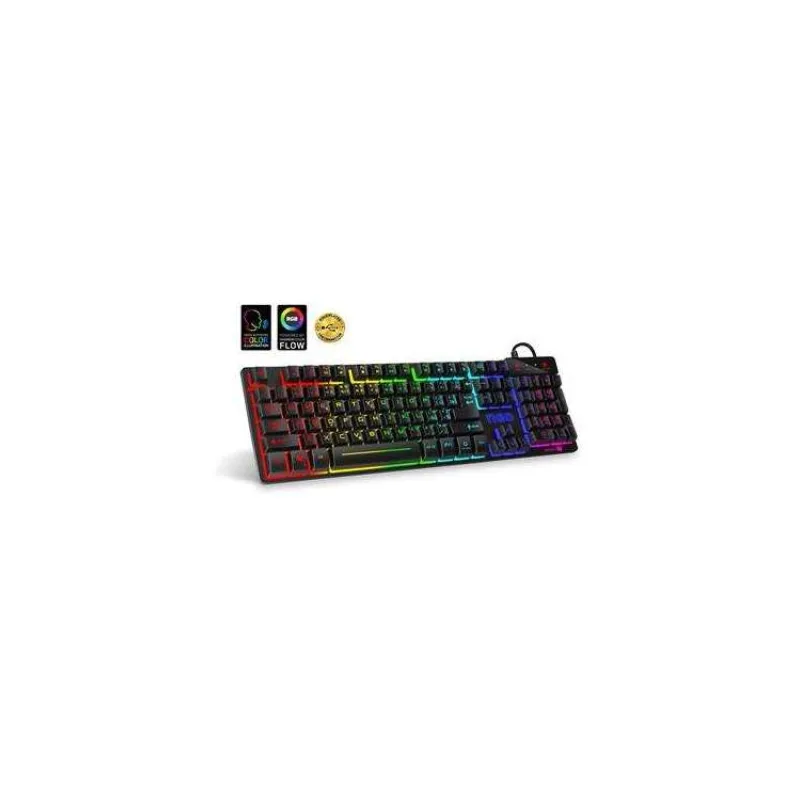 CONNECT IT NEO klávesnice pro hráče (CZ+SK verze), RGB podsvícení, reaguje na zvuk (CKB-3590-CS)