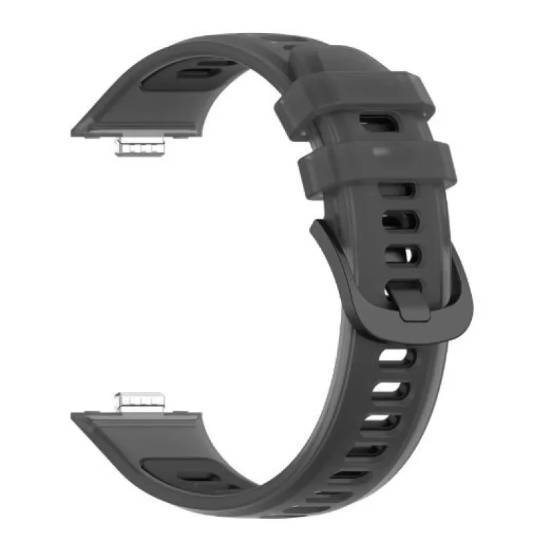 Silikonový sportovní řemínek pro Huawei Watch Fit 3, 4, 4 Pro, 5 a 5 Pro - Černý ESES 1530009041
