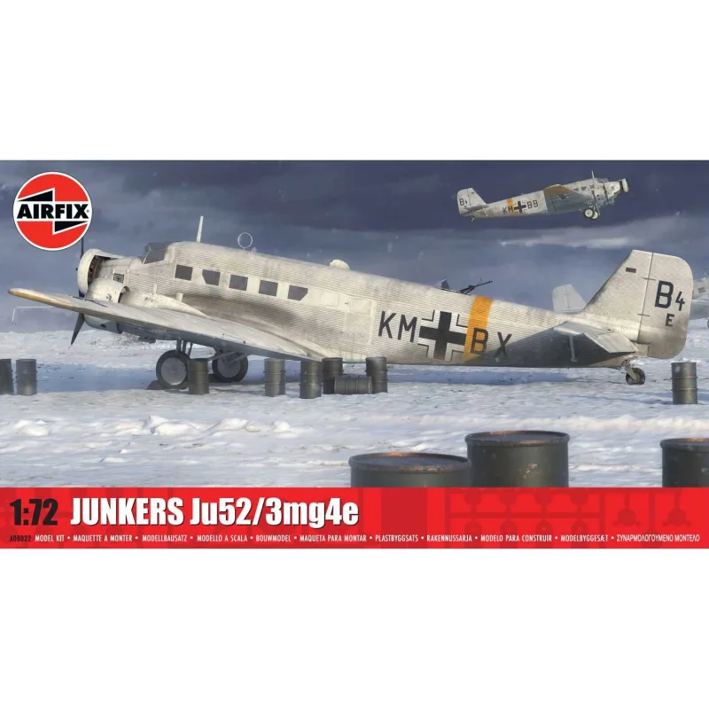 Airfix Classic Kit lietadlo A08022 - Junkers Ju52/3mg4e (1:72)