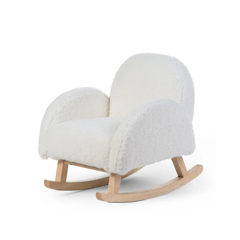 Childhome Kreslo detské hojdacie Teddy Off White