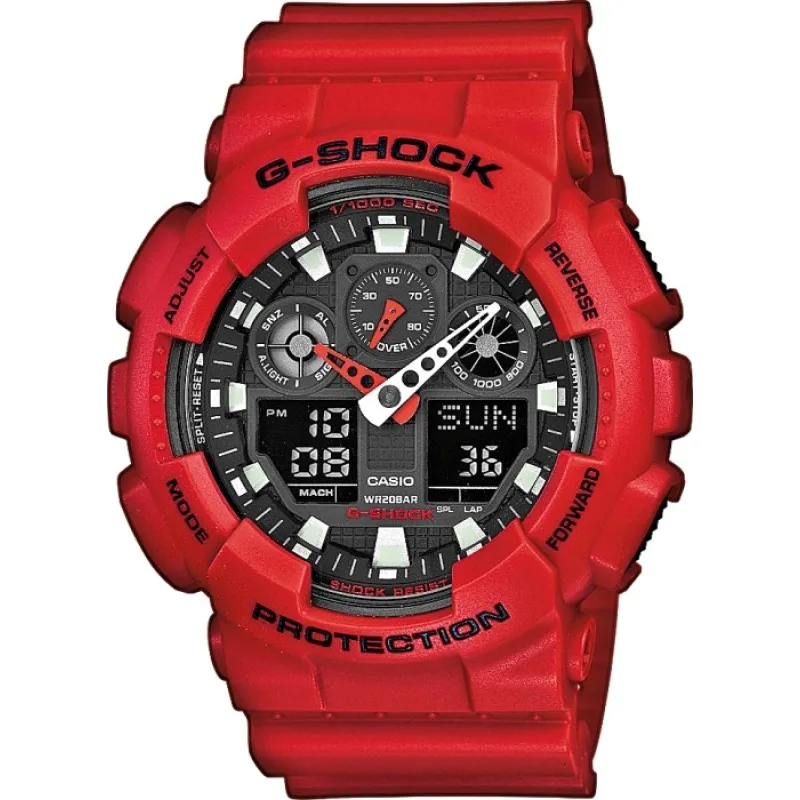 Pánske nárazuvzdorné hodinky G-SHOCK GA-100B-4AER