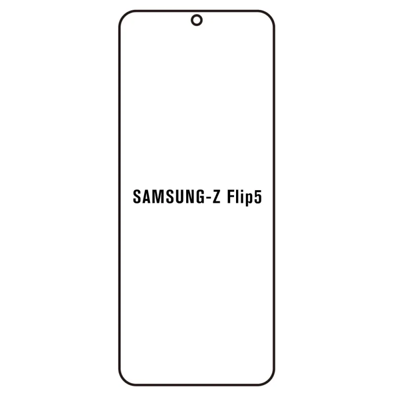 Sunshine Samsung Z Flip5 Predná Hydrogél ochranná fólia Strih: Predná 1, Typ fólie: Matná