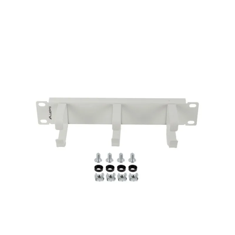 10" KABELOVÉ VEDENÍ 3 KROUŽKY TYP B 1U ŠEDÁ LANBERG AK-1702-S