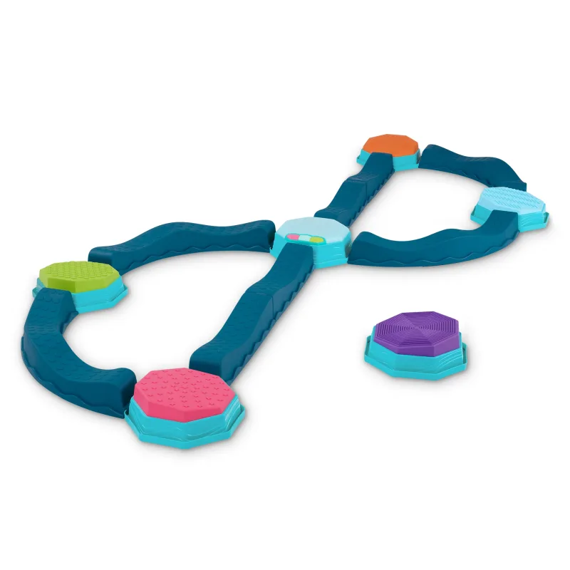 B-Toys Prekážková dráha so stupienkami hudobná Balance & Groove