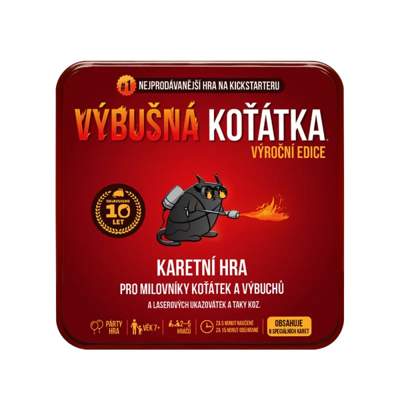 Exploding Kittens Výbušné mačiatka: Výročná edícia