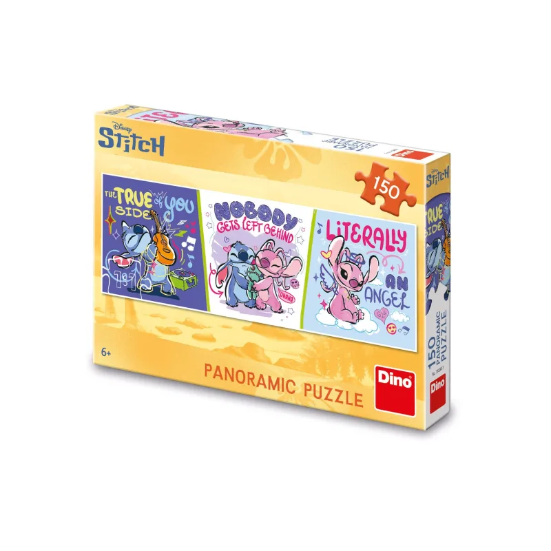 Dino STITCH RELAXUJE 150 panoramatické Puzzle