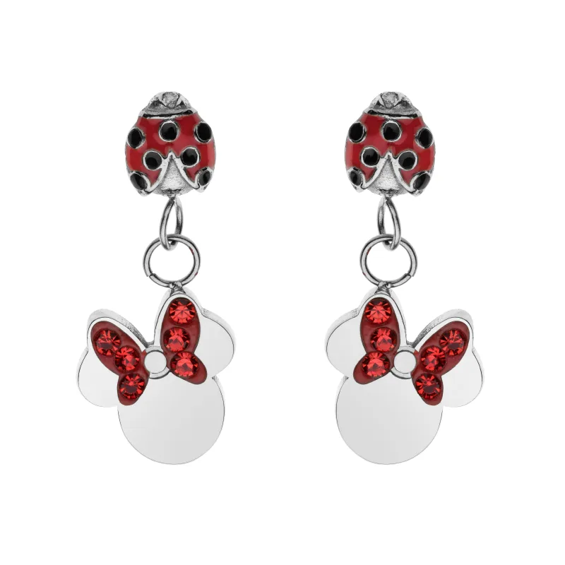 Disney detské náušnice Minnie Mouse oceľ E600195RRL.CS