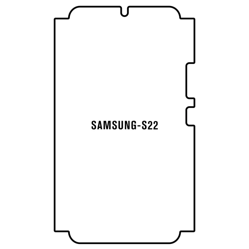 Sunshine Samsung S22 5G Predná Hydrogél ochranná fólia Strih: Predná časť a rám, Typ fólie: Matná