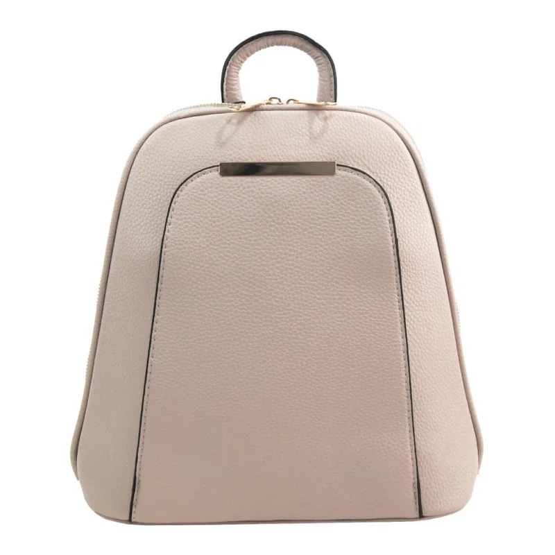 Jessica Bags Elegantný menší dámsky batôžtek / kabelka svetlá staroružová