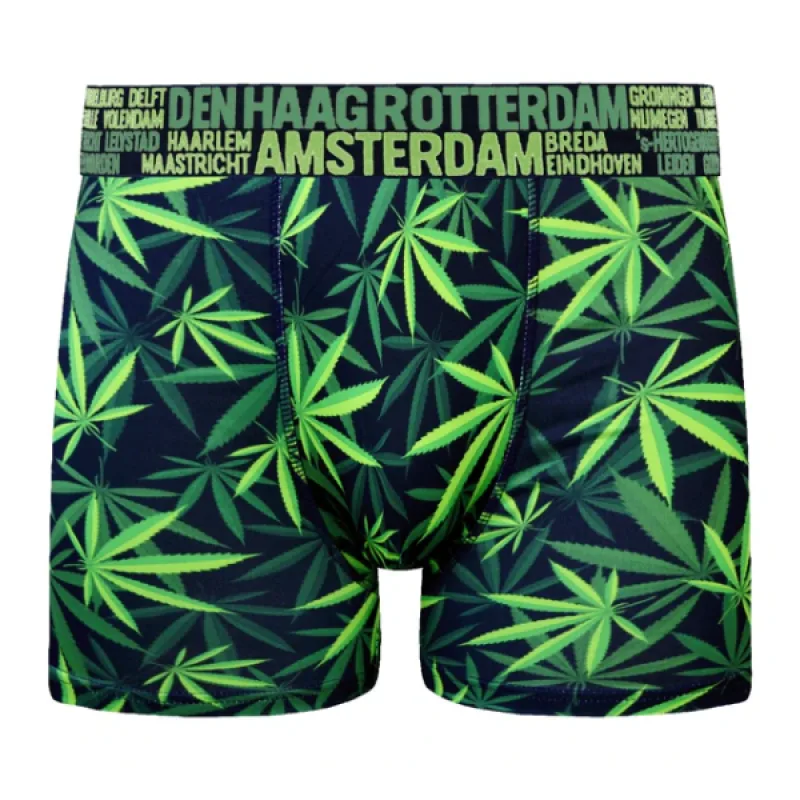 Pánske Boxerky GIANVAGLIA City extra pohodlné - zelené Farba: Zelená, Veľkosť: XXL