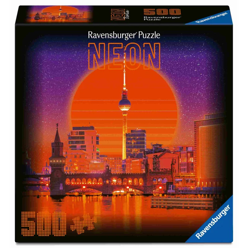 Ravensburger Neónová kolekcia: Berlín 500 dielikov