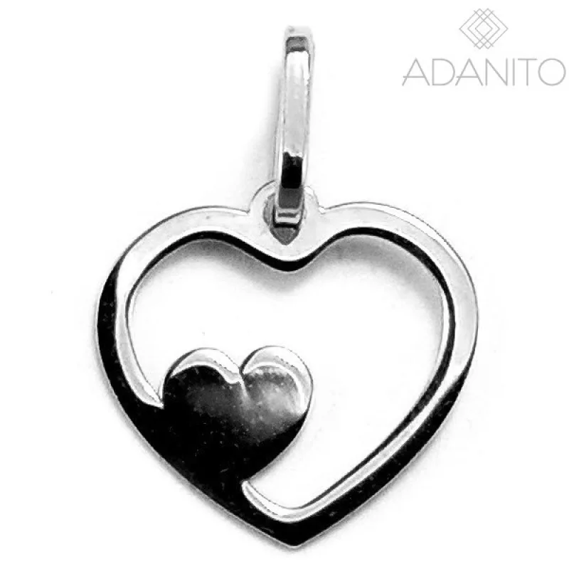 Zlatý prívesok srdce ADANITO BRP1042S, 0.30 g