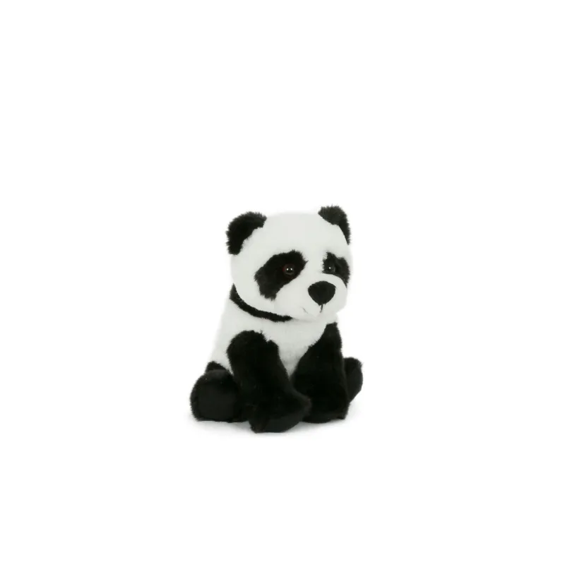 Teddies Panda sedící plyšová 14x17cm 0m+