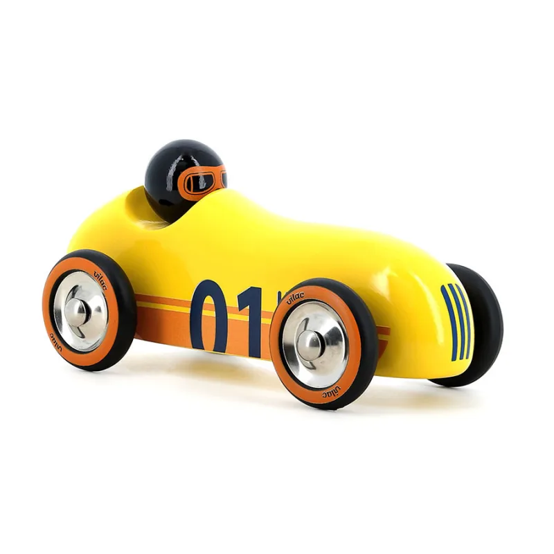 Vilac Vilac Drevené auto Old Sport Compet žlté