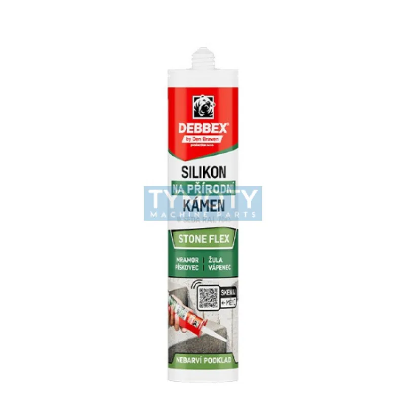 Debbex Silikón na prírodný kameň STONE FLEX - 280 ml šedá RAL 7045, kartuša