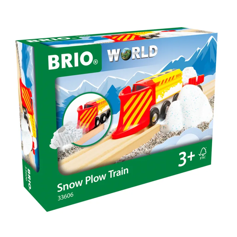 Brio 33606 Vlak so snehovým pluhom