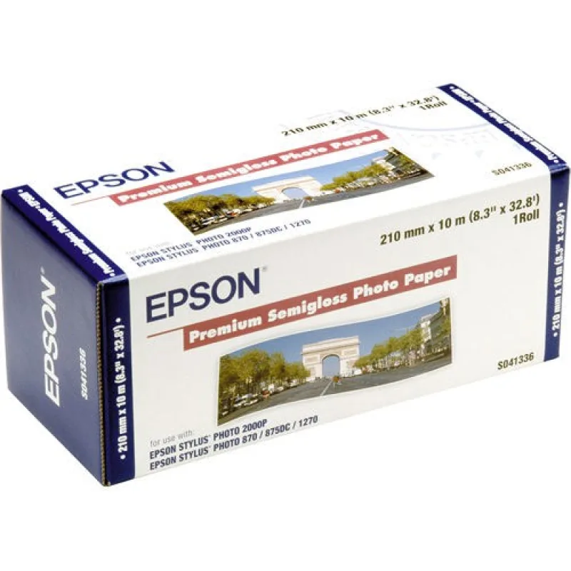 EPSON Premium Semigl. Photo Paper role 210mmx10m C13S041336