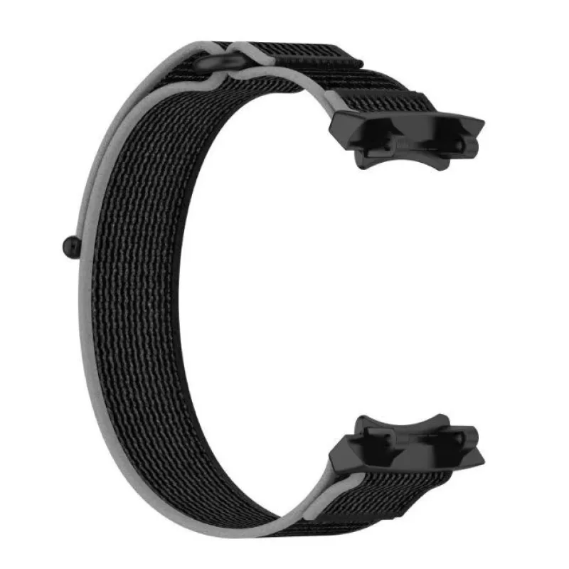 Nylonový řemínek pro Xiaomi Amazfit T-Rex 3 - Šedo černý ESES 1530007702