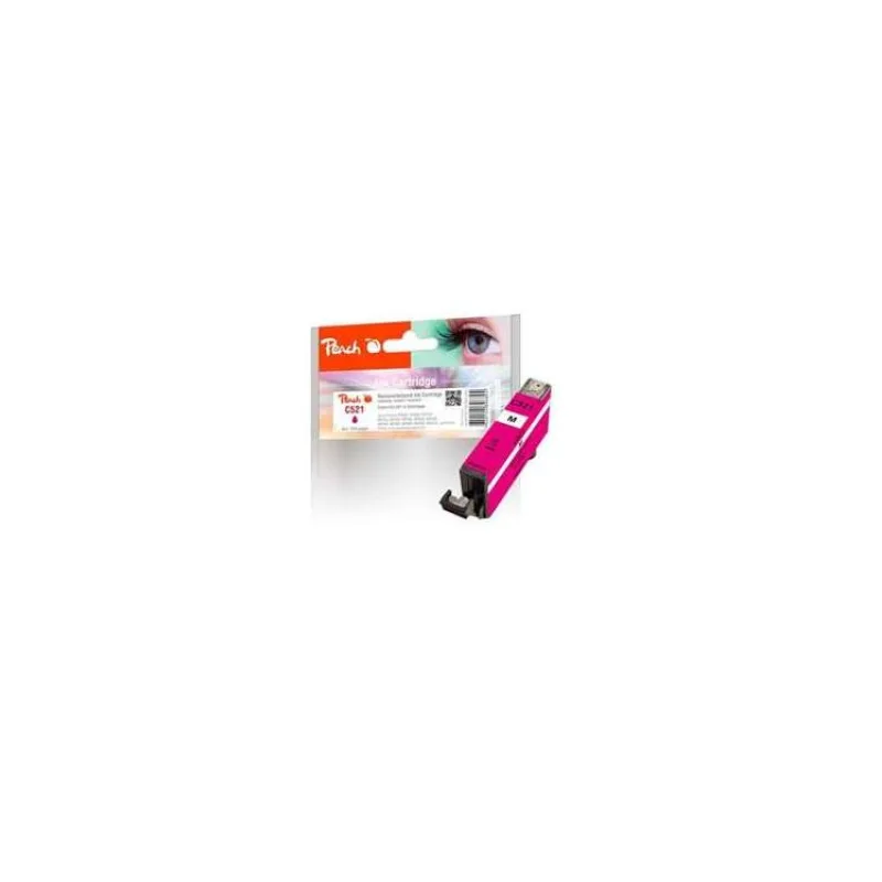 PEACH kompatibilní cartridge Canon CLI-521M, Magenta, 9 ml (313926)