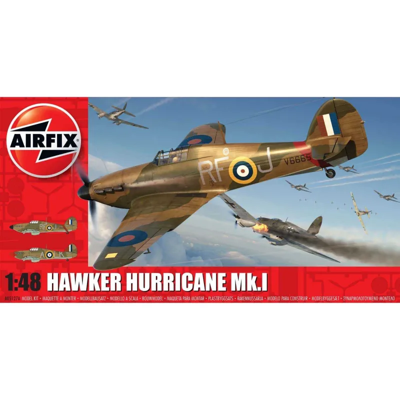 Airfix Classic Kit lietadlo A05127A - Hawker Hurricane Mk.1 (1:48)
