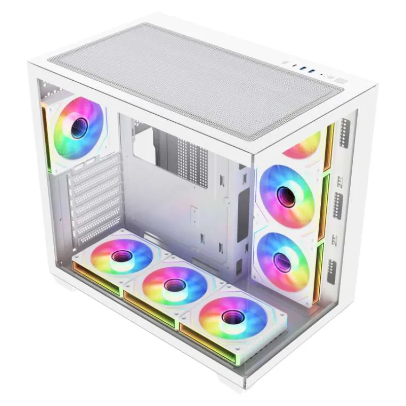 FSP M341-WA/Midi Tower/Transpar./Biela (POC0000340)