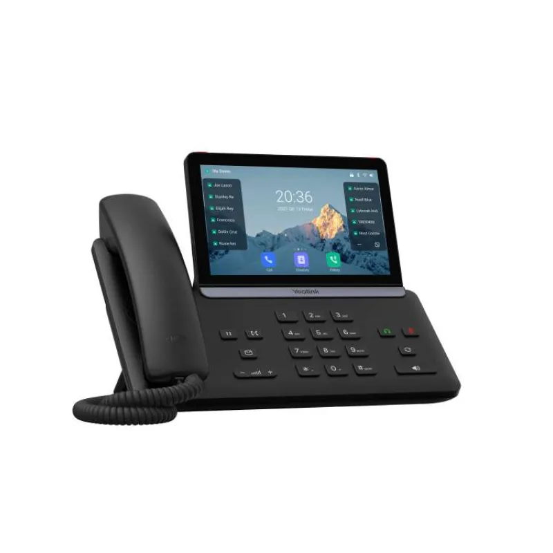 Yealink SIP-T88W SIP telefón, PoE, 7" bar. LCD, GigE, 16 SIP účtov, BT, Wi-Fi 6 (SIP-T88W)