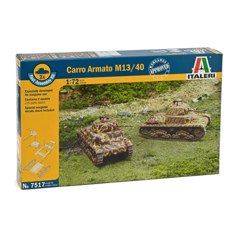 Italeri Fast Assembly tanky 7517 - Carro Armato M13/40 (1:72)