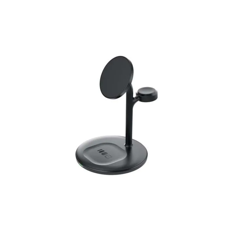 Green Cell MagScape Inductive Charger Stand 3-in-1 MagSafe for iPhone,Apple Watch,AirPods and other wireless headphones (MSST-GC-3IN1-B)