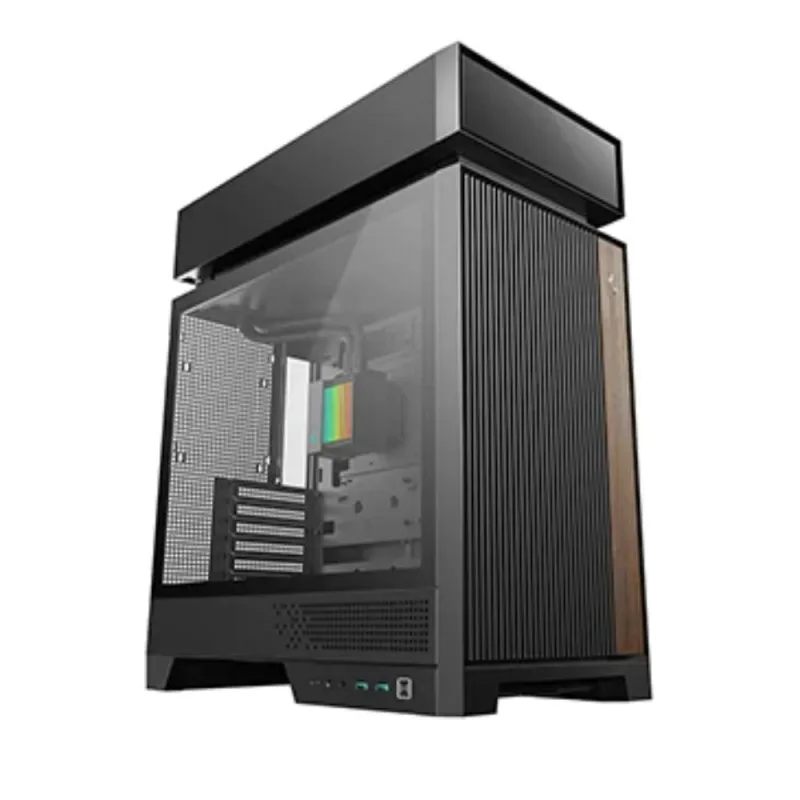 DEEPCOOL Case CL6600, ATX, Průhledná bočnice, vodní chlazení, černá…