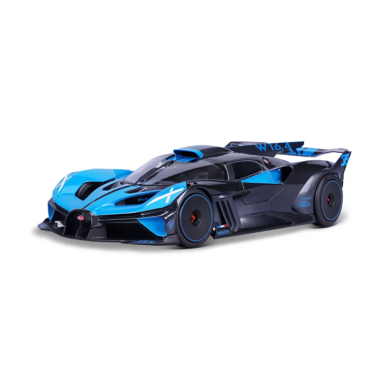 Bburago - Autá HOBBY, Bugatti Bolide, modro-čierna, 1:18