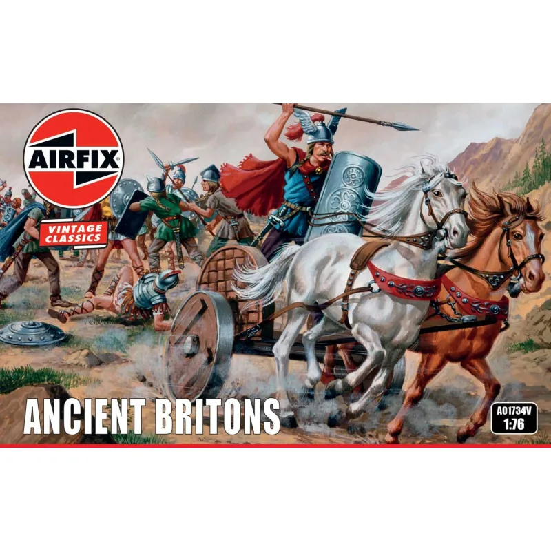 Airfix Classic Kit VINTAGE figúrky A01734V - Ancient Britons (1:76)