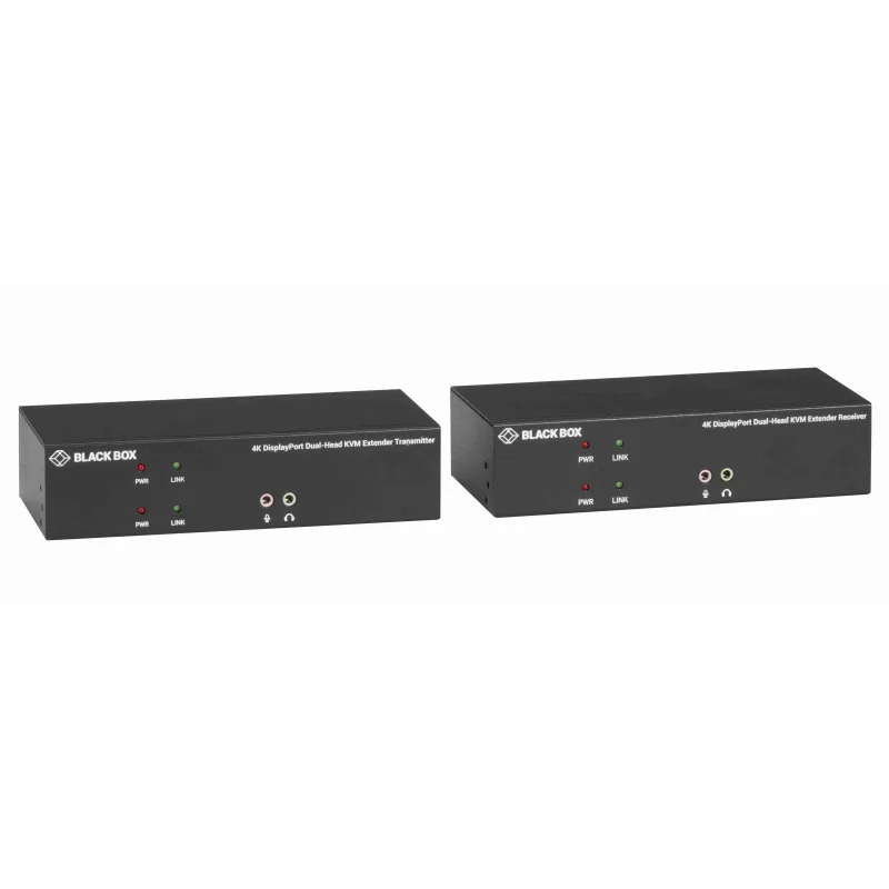ADDER BlackBox KVM Extender Kit over Fiber - 4K, DP, KVXLCDPF-200-SFPBN1