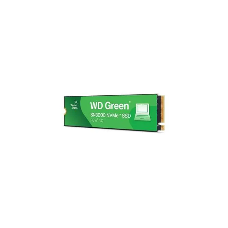 WD Green SN3000 SSD Powered by SanDisk 500GB M.2 NVMe Gen4 5000/4100MBps (WDS500G4G0E)