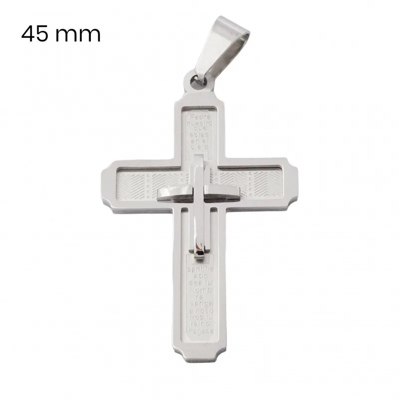 Prívesok z chirurgickej ocele kríž EXEED 24296501