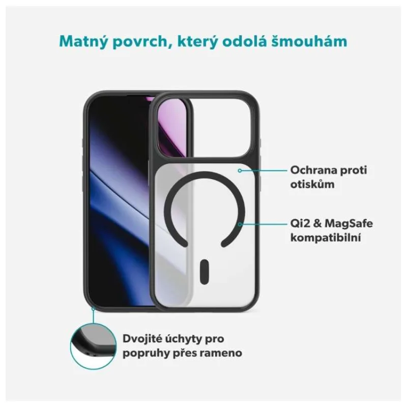 Epico HeroMatte Mag+ Case iPhone 17 Pro/18 Pro čierna (96410101300002)