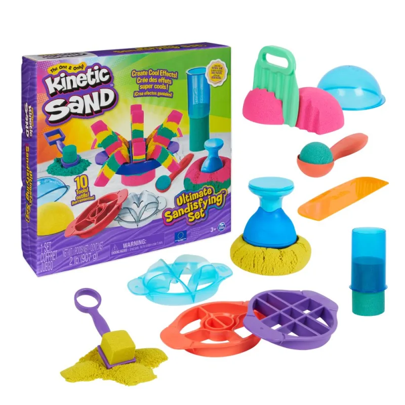 Spin Master KINETIC SAND ULTIMÁTNA SADA PIESKU S NÁSTROJMI