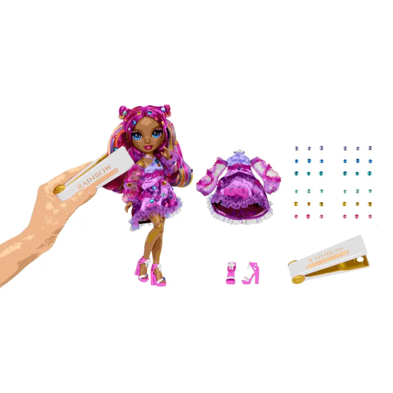 MGA Rainbow High Be Dazzling Fashion bábika - Noemie Violette (Purple)