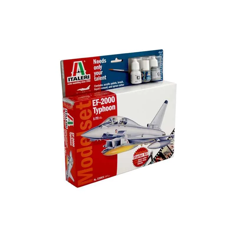 Italeri Model Set lietadlo 72001 - EF-2000 TYPHOON (1:72)