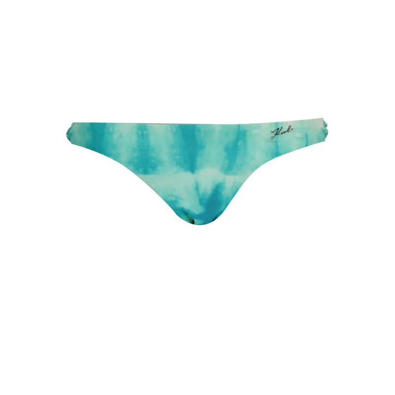 Dámske Plavky KARL LAGERFELD BEACHWEAR spodný diel - Modrá Farba: Modrá, Velkost: XS