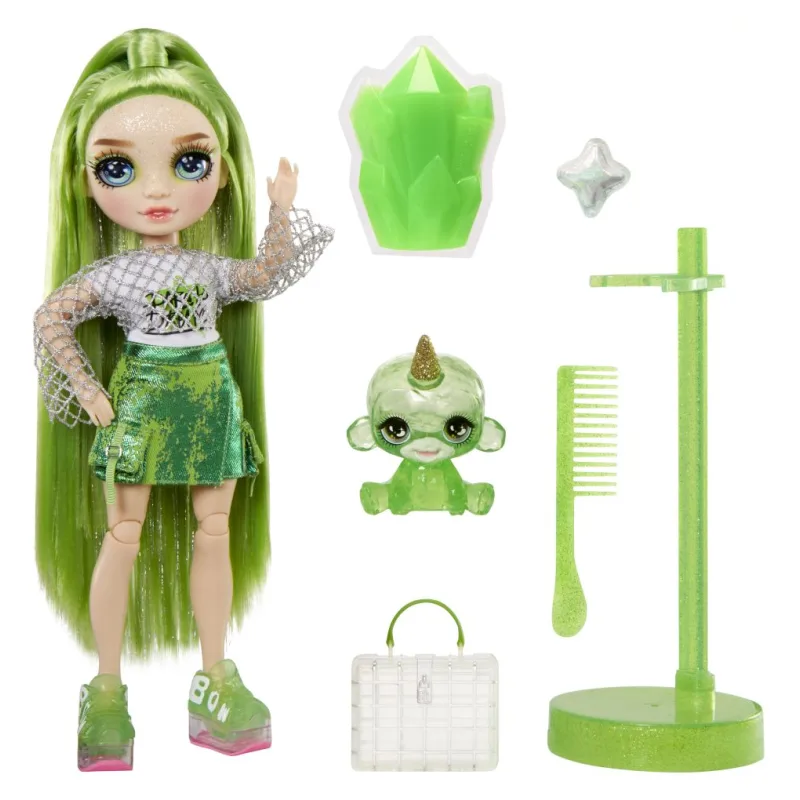 Rainbow High Fashion bábika so zvieratkom - Jade Hunter