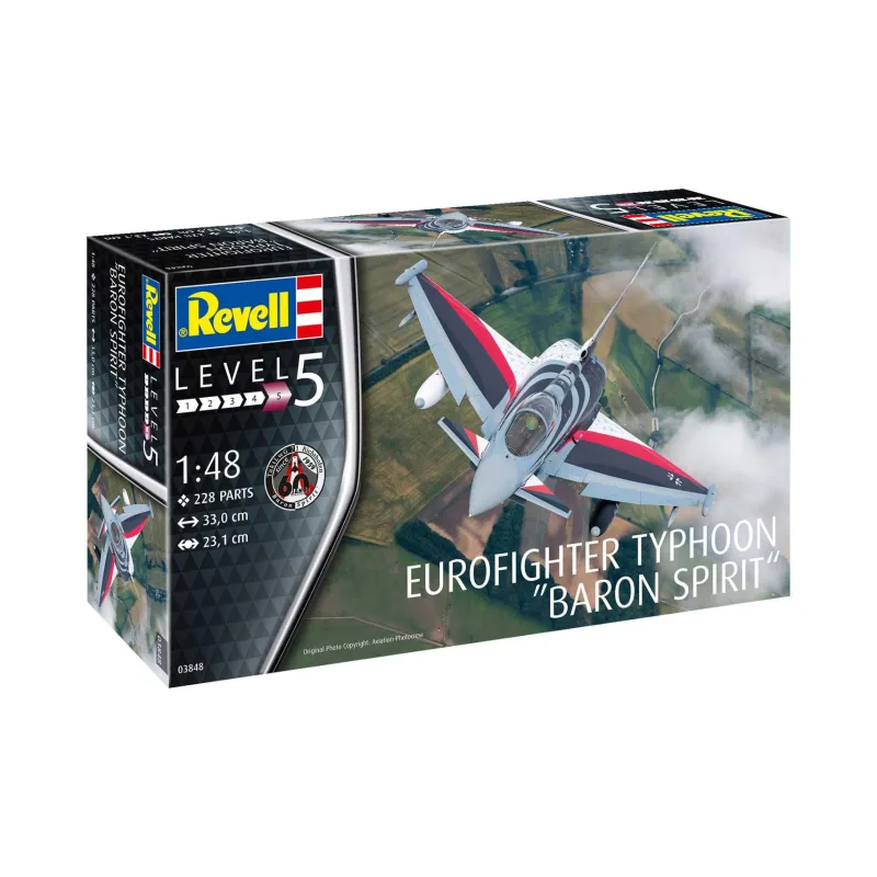 Revell Plastic ModelKit lietadlo 03848 - Eurofighter Typhoon "BARON SPIRIT" (1:48)
