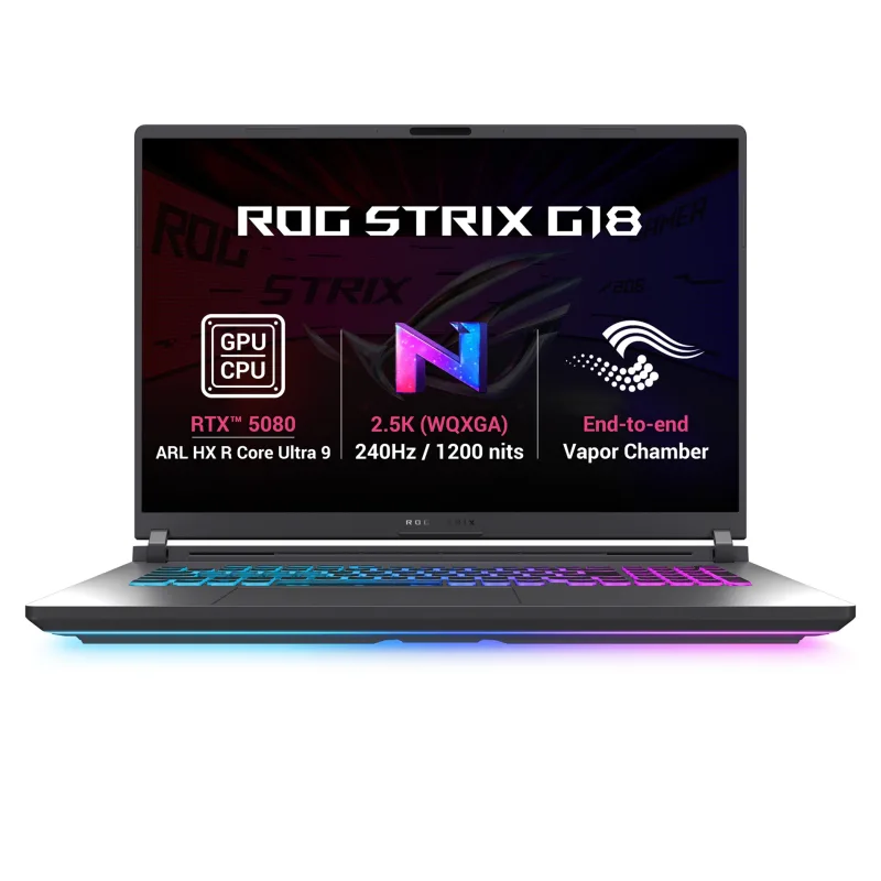 ASUS ROG Strix G18/G815LW-SA290WZ/U9-290HXPLUS/18"/2560x1600/32GB/1TB/RTX 5080/W11H/Gray/2R G815LW-SA290WZ