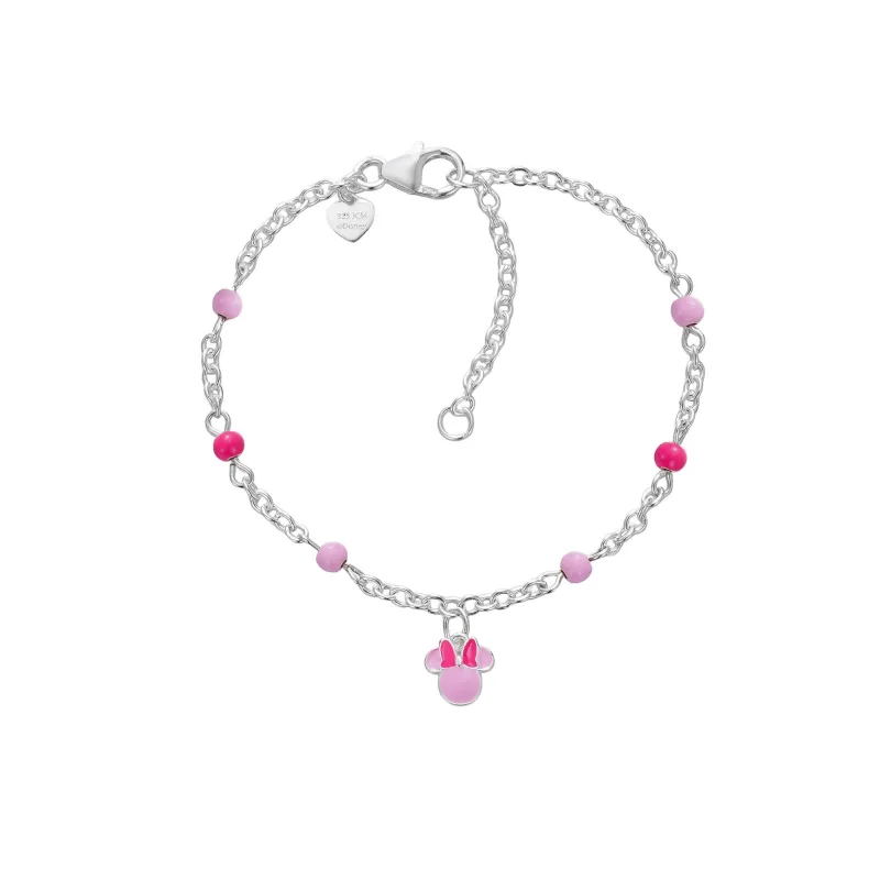 Detský náramok Disney MINI Minnie strieborný BS00104SL-47.CS